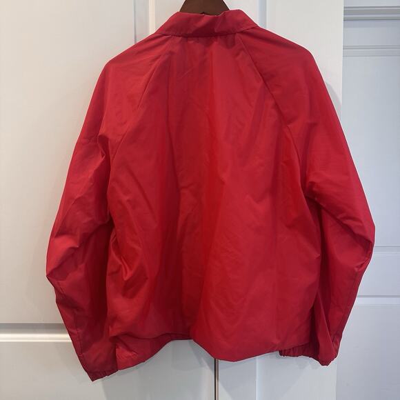 Vintage Cardinal Wej-it Red Nylon Windbreaker Jacket USA Streetwear Y2K Retro - Picture 3 of 11